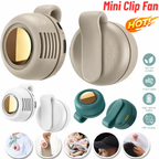 BreezeClip Pro Portable Silent Mini Bladeless Electric Fan, Adjustable 3-speed Suspended Collar & Waist Fans, Rechargeable Rotating Body Fan, Suitable for Outdoor & Travel & Office, Rechargeable Wearable Fan, Travel Accessories