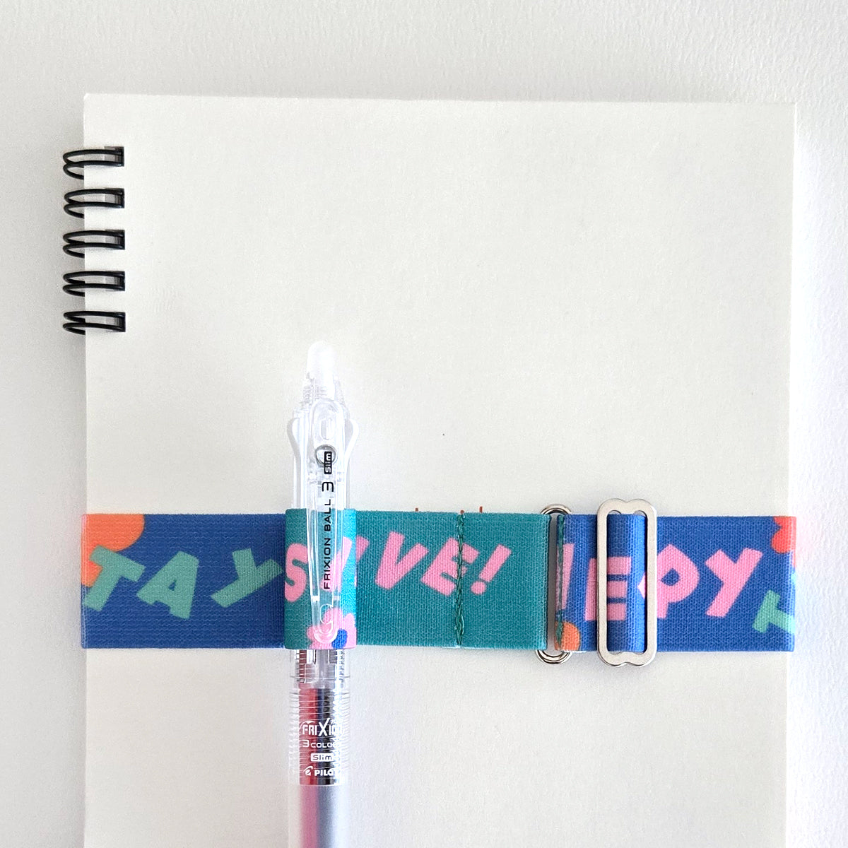 Adjustable Pen Band for A6–A5 Notebooks