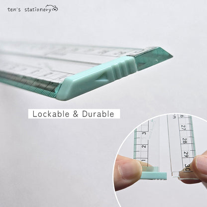 A4 to B5 Trim Ruler / KUTSUWA